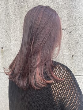 ゼンドットカラスマ(Zen.karasuma) インナーカラーピンク×深みピンク！！