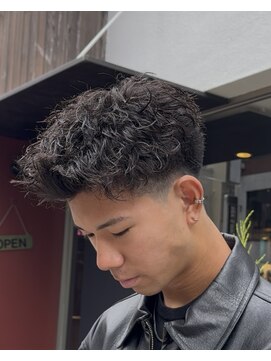 エムクール(M,cooL) ピンパーマツイストピンパーマメンズショート