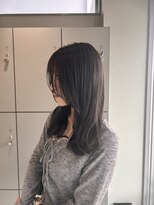 エイト 沖縄豊崎店(EIGHT toyosaki)&nbsp;【EIGHT豊崎】お客様スタイル_透明感レイヤーで柔らか大人ミディ