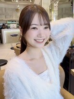 グランド(GRAND) シースルー後れ毛顔周りレイヤー前髪なし前髪あり表参道