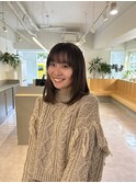 ミディアム/顔まわりレイヤー/ボブ/天六