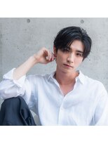 アッシュ 千歳烏山店(Ash) 爽やかアップバングショートツーブロック刈り上げメンズパーマ