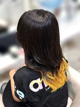 ケンジ 平塚 アネッタ(KENJE annetta) 【裾カラー】ひまわりイエロー