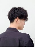 ツイストスパイラルメンズラフツーブロック