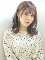 クラン 六甲道(Chlan)&nbsp;大人かわいい耳かけセミディ×ココアブラウン