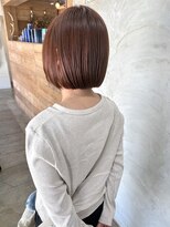 ルームスヘアー(Rooms Hair)&nbsp;オレンジブラウンボブ