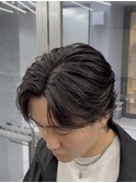 フェザーパーマセンターパートシャドウパーマ