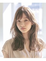 トワ 仙台店(toi) ミルクティーグレージュ×韓国レイヤー|透明感カラー