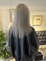 ヘアーデザイン シュシュ(hair design Chou Chou by Yone)&nbsp;ブリーチカラー/ホワイトグレー/ダブルカラー/ブリーチ福岡