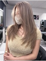キング 京橋店(K!ng)&nbsp;韓国オルチャンレイヤーカットシースルーバングハッシュカット