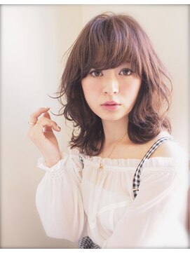 アフロート ギンザ(AFLOAT GINZA) おろし流しの前髪で小顔ヘア