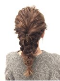 【ヘアセット】◇編みおろしルーズアレンジ◇
