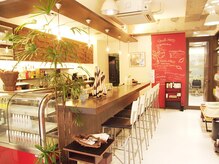 ヘアーアンドカフェ フラワー(Hair&Cafe flower)の雰囲気（オーガニック思考のCafe☆デザートもドリンクも本格的です！）