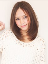 シウ(shiwu)&nbsp;shiwuセンターパートひし形セミディ