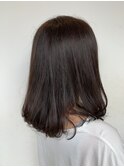 収まりカット×アッシュブラウン