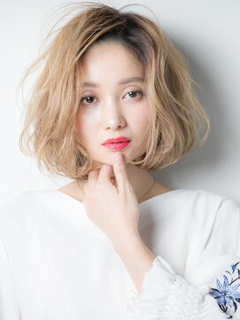カバーヘアアンドスパ ブリス 浦和(COVER HAIR&SPA bliss) *bliss浦和*アシンメトリー＆個性的カラー外国人風大人ボブx