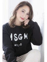 プライズ アイリス 池袋東口店(prize Iris)&nbsp;ゆるふわ大人オルチャングレージュ　バレイヤージュ/グレージュ