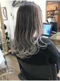ホワイティベージュグラデーションカラーデザインカラー