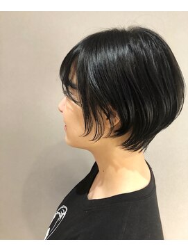 美容室 かんしゃ かんしゃ【Ｍａｒｉｋｏ】ショートカット×ブラックグレージュ