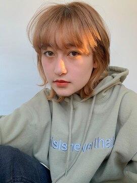 ナル(nalu.) ブロンド / ボブ / シースルーバング