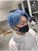 【LS HAIR菊地】青髪