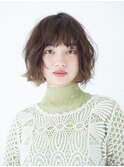ボブに飽きたらパーマでイメチェン!巻き髪風パーマボブ