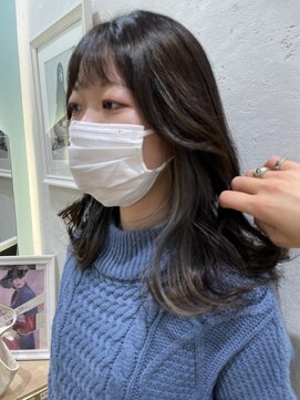 ロンドプランタン 恵比寿(Lond Printemps) *石垣 インナーカラー アッシュ グレーじゅ