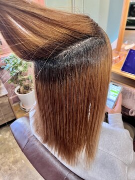 サモン(Samon) ブリーチ2回×美髪ストレート