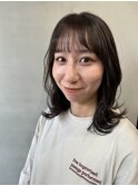 暗髪カラー