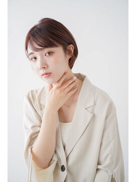 シェル 国分寺(shell) 小顔補正立体カット大人耳掛けボブショコラアッシュ_☆≡