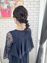 リール(THE RIRE.)&nbsp;＊THE  RIRE.  結婚式お呼ばれ×編みおろしアレンジ＊