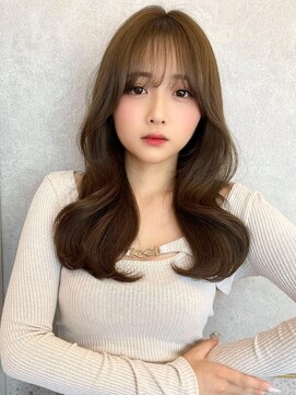 ルームバイシー 新宿(Loom. by Sea) 大人ガーリー×ダークアッシュ[似合わせカット/ミディアム]