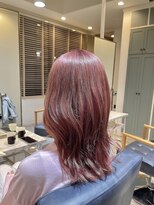 ゴートヘアトヨナカ(GOAT hair Toyonaka) ピンクカラー