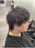 メンズ ツイストスパイラルパーマ/新宿/マッシュウルフ