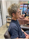 スパイキーショート/ハイトーン/マッシュショート/越谷/韓国