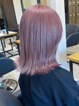 アトリエコア(Atelier Coa) ダブルカラーミルクティーベージュカラーケアブリーチ韓国ボブ