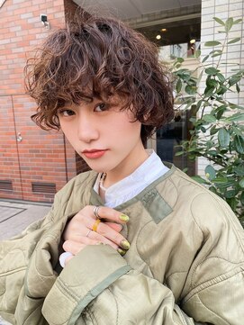 ホロ(hollo) プードルパーママッシュショートパーマ