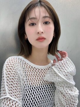 ソヨン 金山店(SOYON) 似合わせカット/メルティカラー/レイヤーボブ/切りっぱなし/小顔