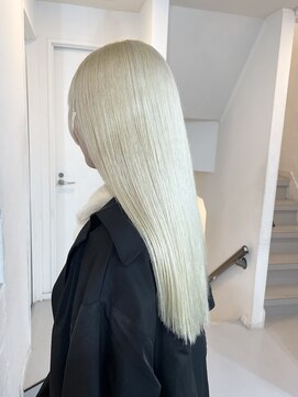 ミーム 原宿 表参道(meme) ◎ブロンドハイトーンカラーデザインカラーアンブレラカラー金髪