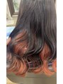 アレッタヘアーサロン(ALETTA HAIR SALON)&nbsp;インナーカラー鮮やかな色入れるととても可愛いです！