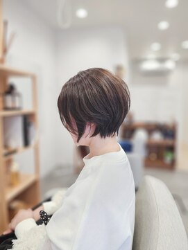 ツナグ(TSUNAGU) 質感と量感にこだわったショートボブ×透明感グレージュカラー