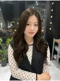 暗髪でも透明感/栄