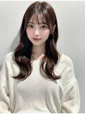 20代30代40代くせ毛風パーマミルクティアッシュ透明感小顔