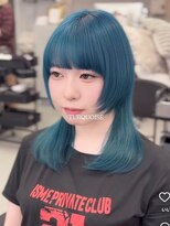 ジィルム(XELM)&nbsp;ハイライトカラーミルクティーベージュレイヤーカット