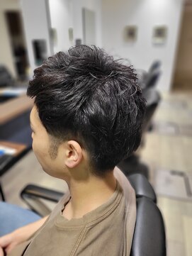 ルシードスタイル ボーグル岐阜店(LUCIDO STYLE BOGL) メンズショート×ヒートスタイルカール