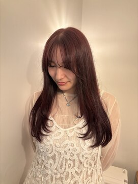 ゼストカロン(ZEST Kalon) ブリーチ無しワンカラーで仕上げる暖色カラー /ピンクブラウン