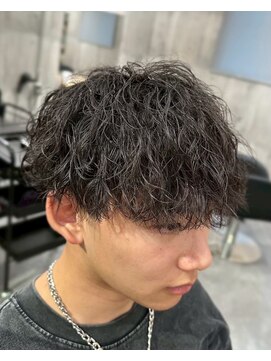 ビカムメンズヘアー 栄店(become men's hair) ツイストスパイラルパーマ/縦落ちパーマ