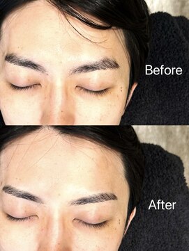 ハレ ヘアサロン(Hale hair salon) Haleブルーブラックニュアンスパーマスパイキーショートバーバー