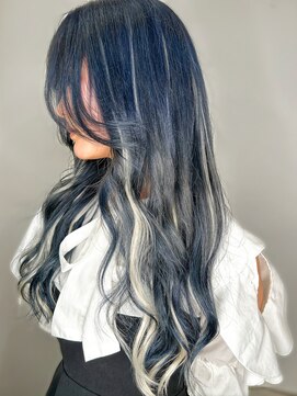 ヘアーデザインルアナ(Hair design Luana.) ブルーカラー/エクステ