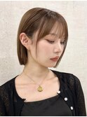 福岡美容室20代30代40代 耳にかけても可愛いボブ